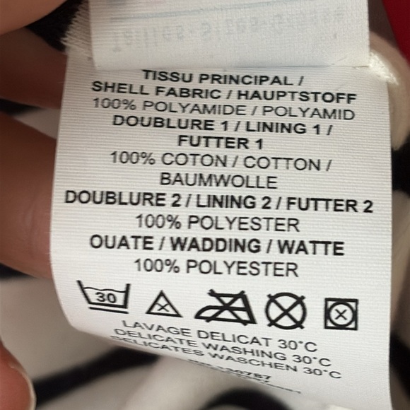 Saint James Quilted Red Jacket 4 - Picture 12 of 14